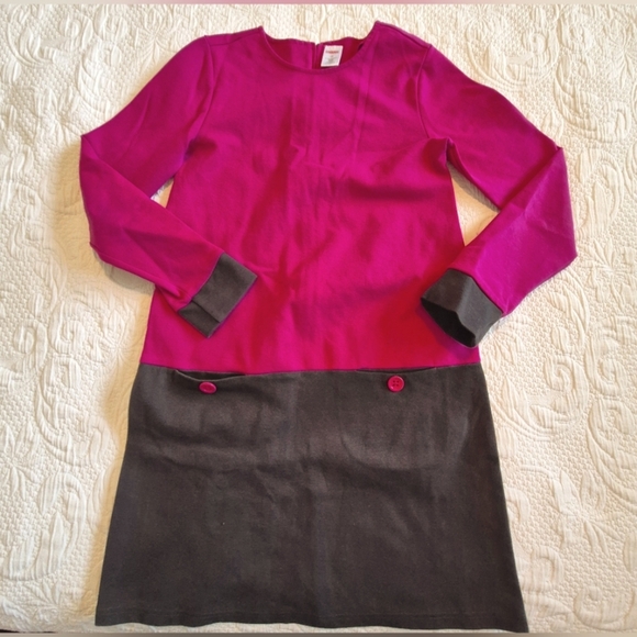 Gymboree girls size 12 dress dark purple with dark gray bottom EUC - Picture 3 of 4